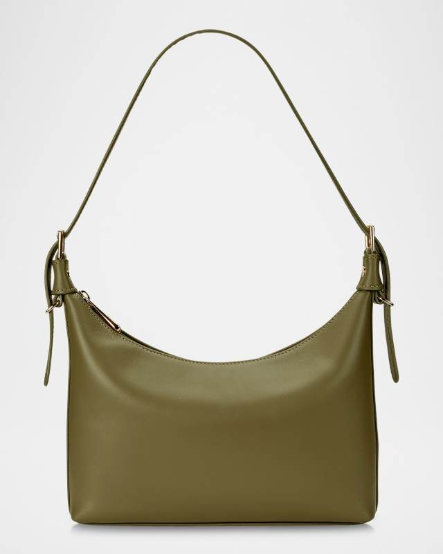 Blake Zip Leather Shoulder Bag